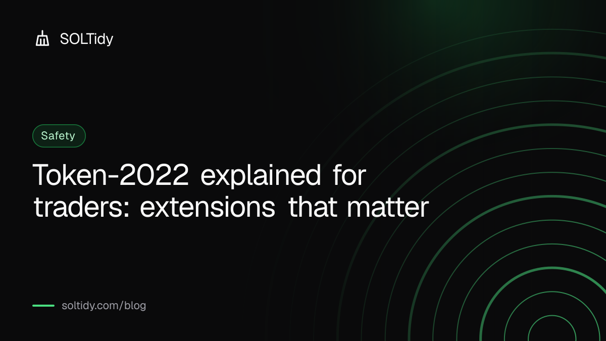 Cover for Token-2022 explained for traders: extensions that matter