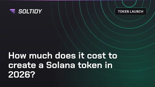 Cover for How much does it cost to create a Solana token in 2026?